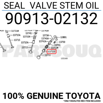 -_-　ラベルセット 9091302132 Genuine Toyota SEAL VALVE STEM OIL 90913-02132 | eBay