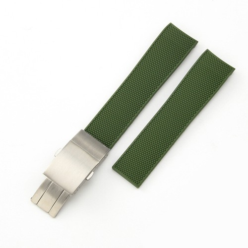 Premium Silikon Gummi Uhrenarmband Armband Wasserdicht passt Longines Comcast 21mm - Bild 11 von 15
