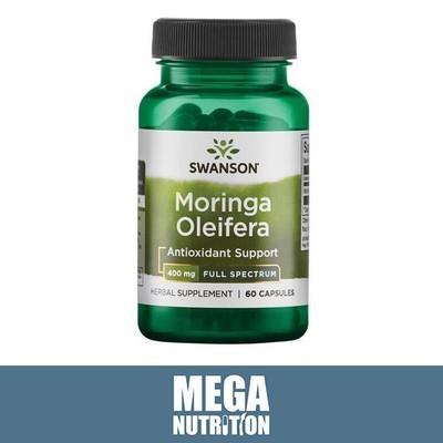 Swanson Moringa Oleifera 400mg 60 Kapseln | Wellness Supplement für Energie