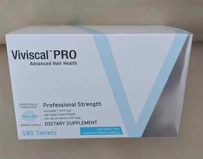 Viviscal Professional Hair Growth Dietary Supplement 180 Count. Expiry 04/2027.