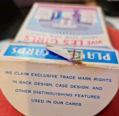 VIVE LES GIRLS 52 PLAYING CARDS FREDERIC ENT. ST. LOUIS MO. MINT