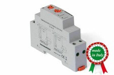 RELÈ temporizzatore timer luci scale DIN 220v TS101DI CON SPIA RELE' TECNOSWITCH