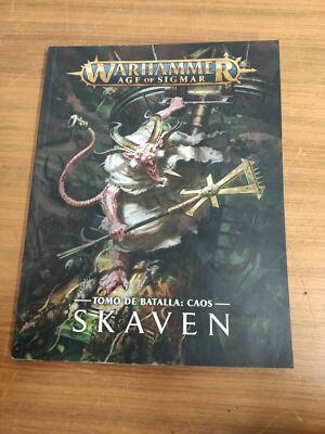 Warhammer AoS Tomo de batalla Caos Skaven - Chaos Battletome ESP Used (UR)