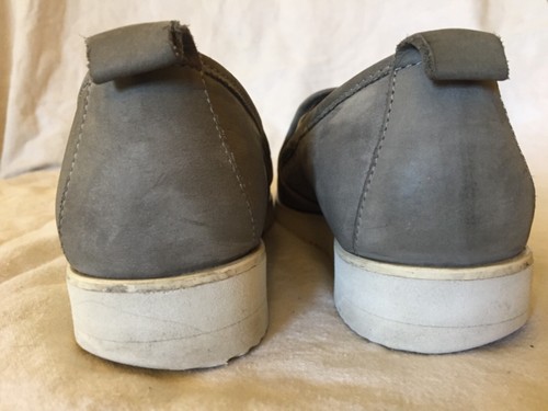 Everlane Nubuck Suede Leather GRAY slip on leather size 9 - Bild 5 von 9