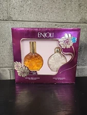 REVLON ENJOLI 59ML 2fl Oz COLOGNE SPRAY/ 59ML HAND & BODY LOTION (GIFT SET)