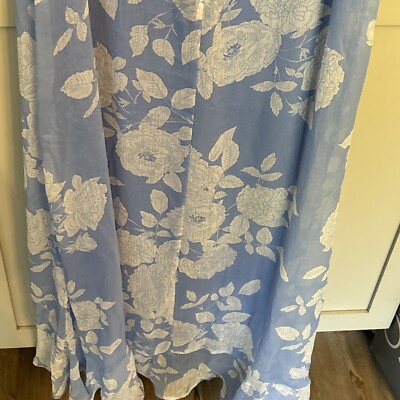 London Times Women's Chiffon Faux Wrap Ruffle Maxi Dress | eBay