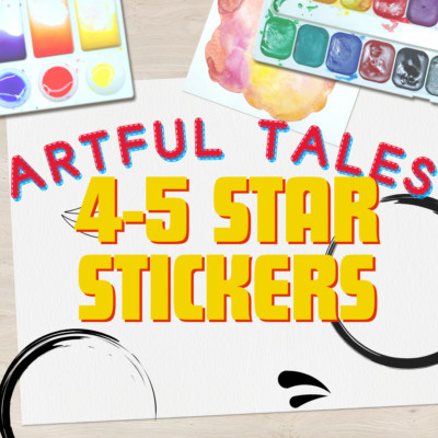 MOGO  4-5 Star Stickers | ARTFUL TALES |