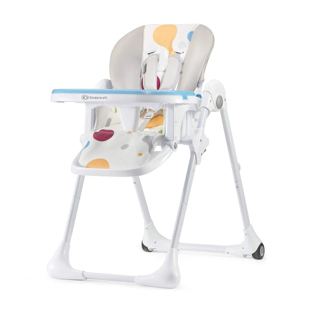 Kinderkraft Yummy Baby high Chair Foldable Baby Chair for Toddlers Multicolor