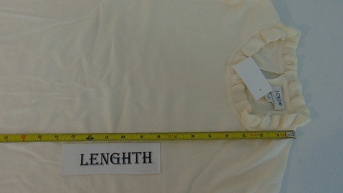 Suéter J.crew Cuello Volantes Marfil Tejido Nuevo Mujer Grande AS298 Pullover Manga Larga - Imagen 12 de 14