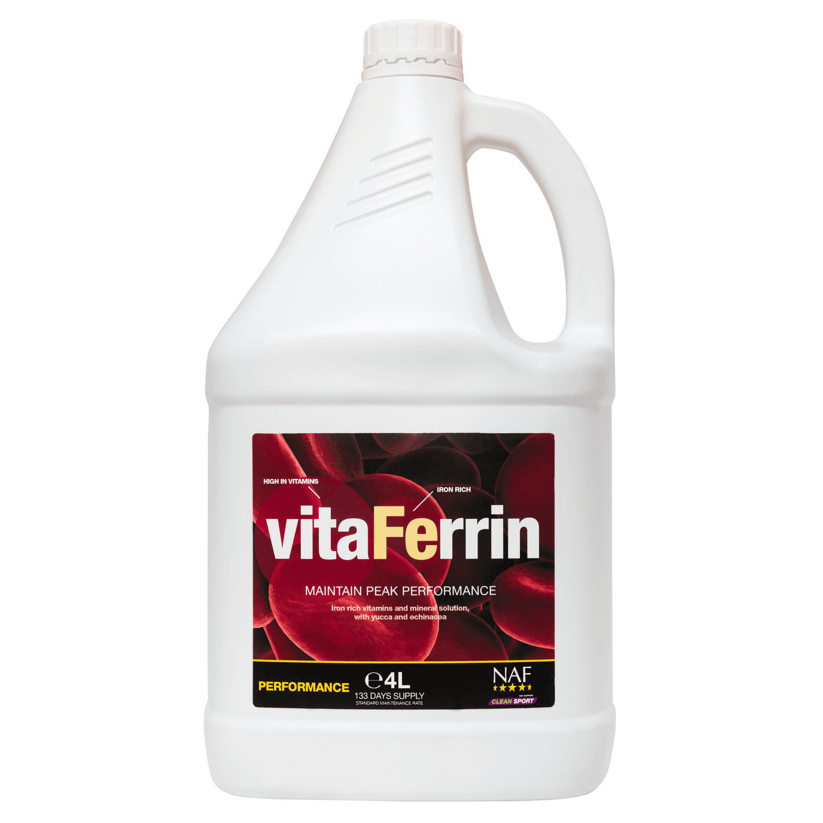 NAF Vitaferrin Pony/Horse Formulated Supplement - 4L