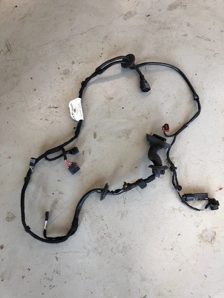 Arnés de cableado de la puerta delantera izquierda del lado del conductor para Audi A8 Quattro 2008-2010 OEM Foto 3 de 4