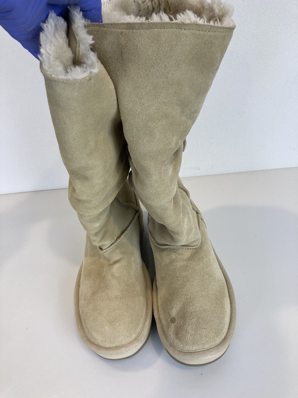 SKECHERS Australia Tan Boots Women’s 6 Faux Fur L… - image 8