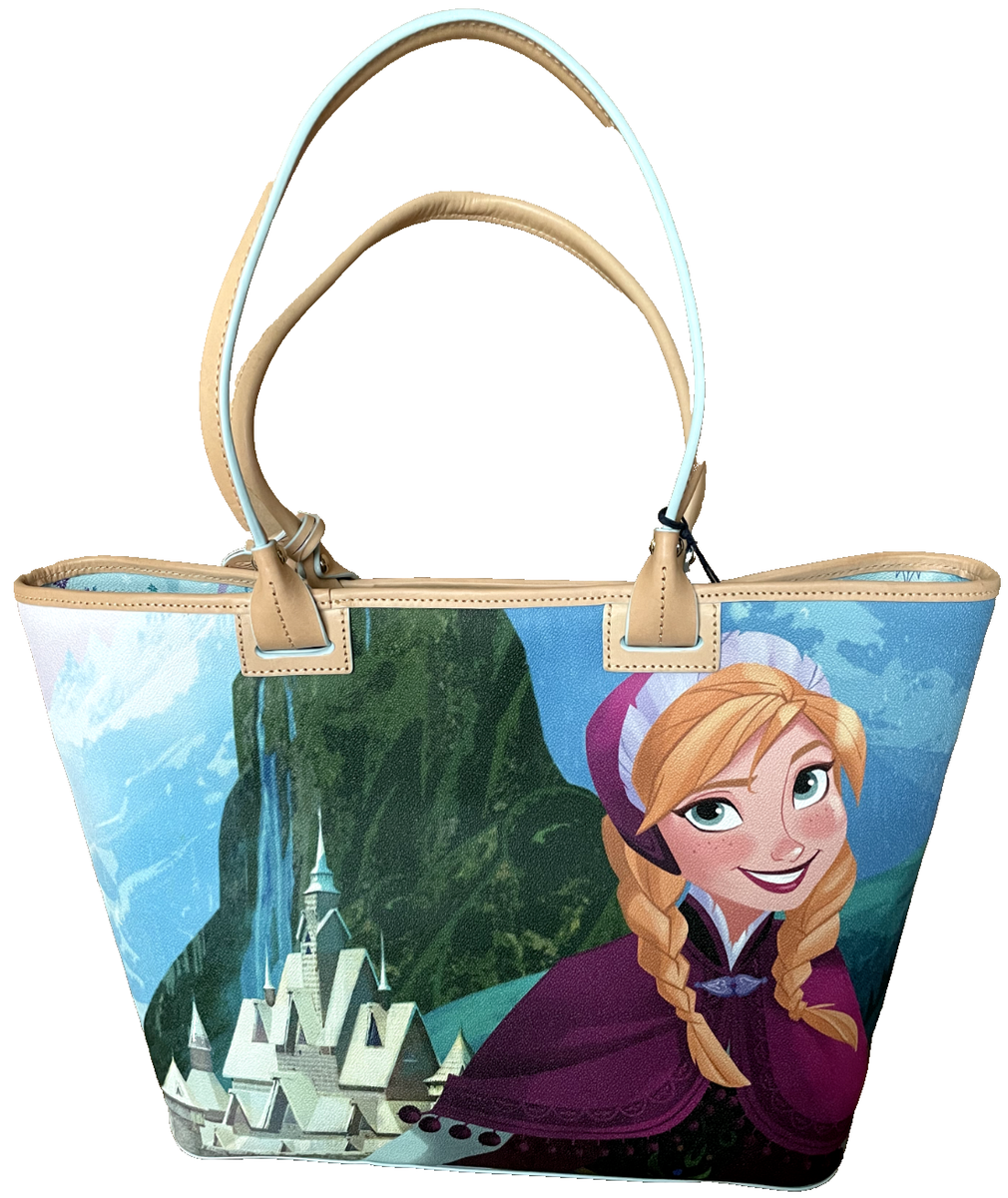 New Disney Parks Dooney & Bourke Frozen Elsa & Anna Shopper