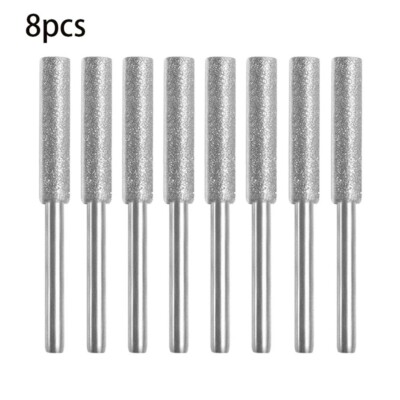 8er Pack Diamant beschichteter Zylinderfräser 4mm Kettensägen Schärfwerkzeug