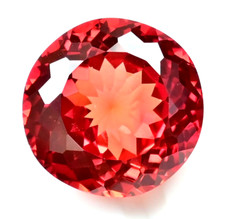 19.20 Ct Natural Sri Lanka Red Orange Spinel Certified Flawless Loose Gemstone