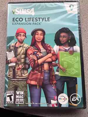 NEW - The Sims 4: Eco Lifestyle Expansion Pack (PC Mac, 2020) - Factory Sealed