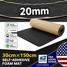 Car Engine Hood Firewall Heat Shield Insulation Sound Deadener Deadening Pad Mat