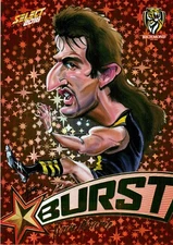 2016 Richmond Tigers AFL Select Footy Stars Starburst Card - Ivan Maric