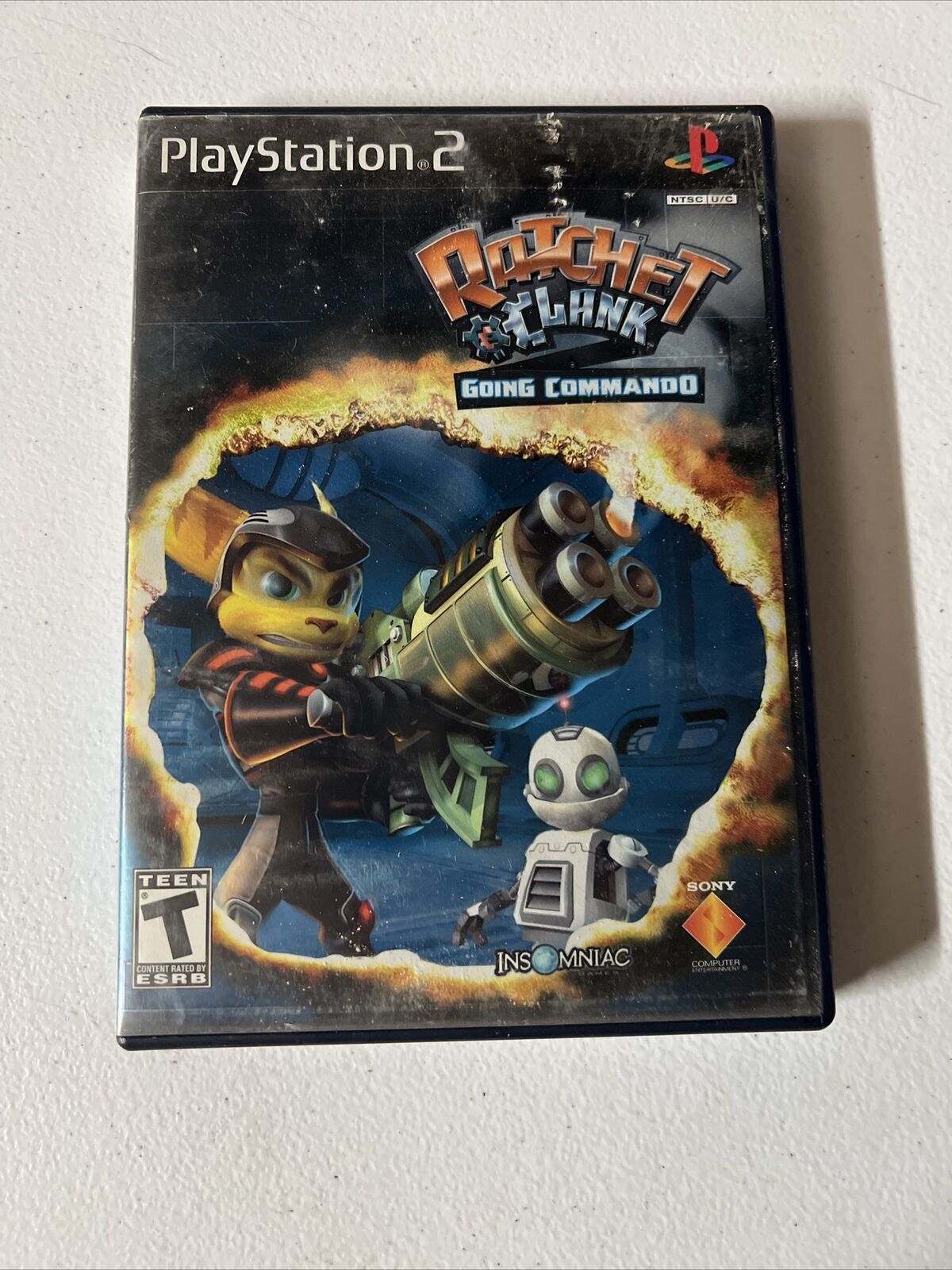 Ratchet & Clank Going Commando 2003 PS2 Tested Game With Manual & Manual  sleeve