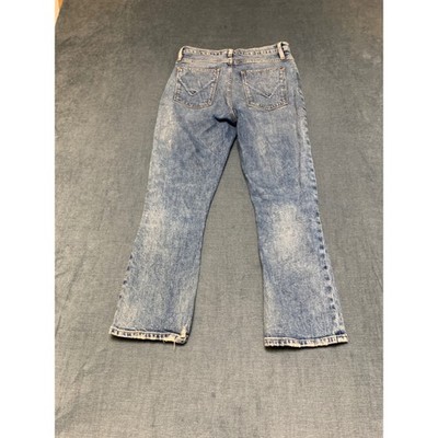 Hudson Holly Bootcut Jeans Womens 26 Blue Denim Distressed Pockets Medium Wash