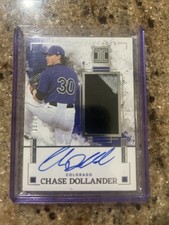 2025 Panini Impeccable Elegance Chase Dollander Patch Auto /99 - Rockies