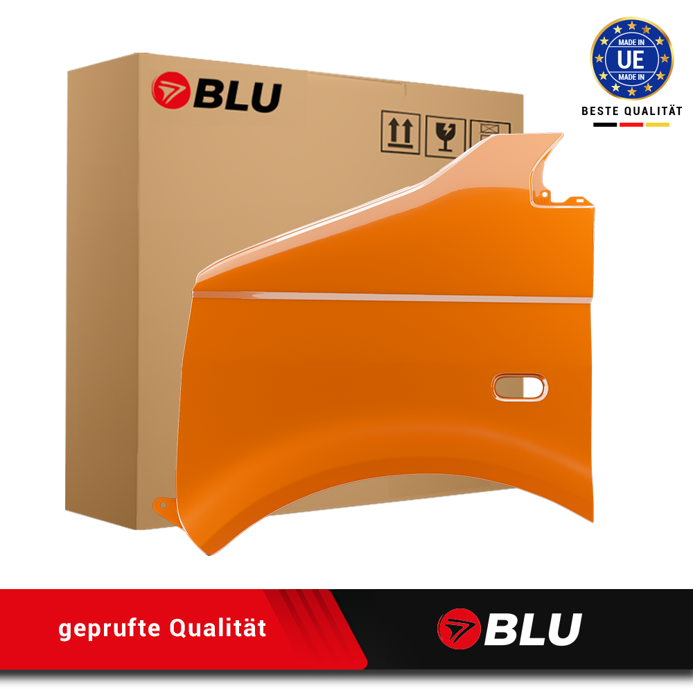 BLU Kotflügel Für VW T5 Transporter - Links Vorne LA7W Silber 2003-2015 Verzinkt