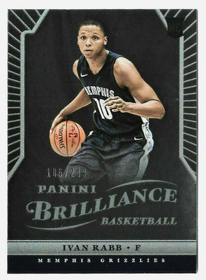 2017-18 Panini Chronicles Brilliance - Ivan Rabb #363 /249 (RC) Grizzlies Foil