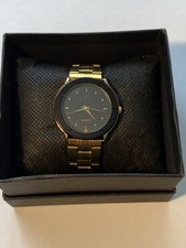Attitude Works (AW) Herrenuhr Schwarz/Gold – Miyota Uhrwerk …