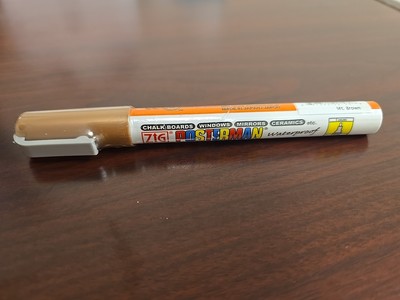ZIG Posterman Waterproof 1mm Fine Tip Marker- Metallic Brown