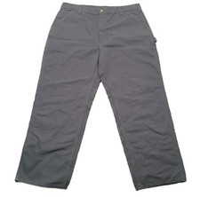 Carhartt Mens 40x30 Canvas Loose Original Fit Work Pants Navy Blue B151 NVY