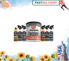Complete Detailing Bucket Car Wash Kit - 8-Piece All-in-One Car Care Set