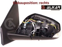 Alkar 6328232 AußEnspiegel Rechts Spiegel AußEn FüR Renault