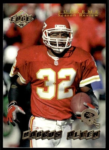 1998 Collector's Edge Supreme Season Review Marcus Allen Kansas City Chiefs #82