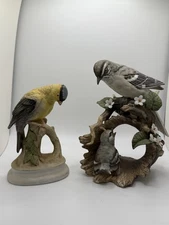 Vintage Lefton China Hand Painted GoldFinch Bird Homco Masterpiece 1979 Bird 