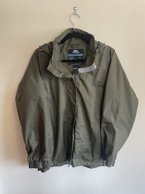 Trespass Women s Olive Jacket Size 14 L Roll Up Hood