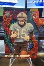 2025 Panini Mosaic - Rookies Jimmy Horn Jr. #339 Red Scope Prizm (RC)