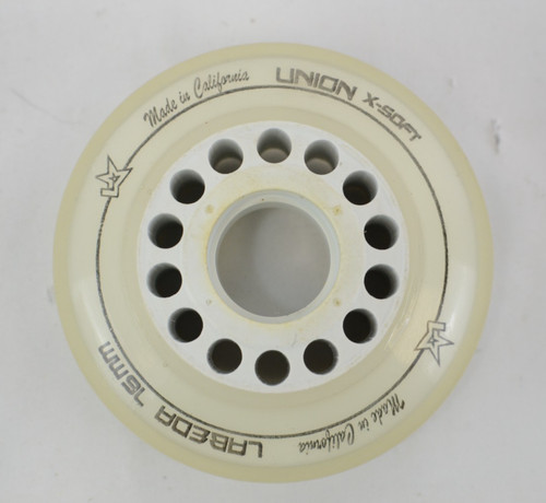 Labeda Union X-Soft Inline Hockey Wheels 76mm White 4-Pack (0410-455)