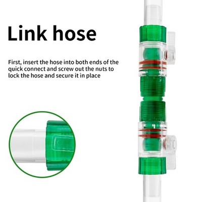 12mm/16mm Quick Connect Fittings Hose Adapter For Efficient Aquariums Management