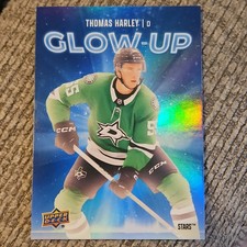 2025-26 Upper Deck Series 2 Glow-Up Thomas Harley #GU-11 Dallas Stars NHL