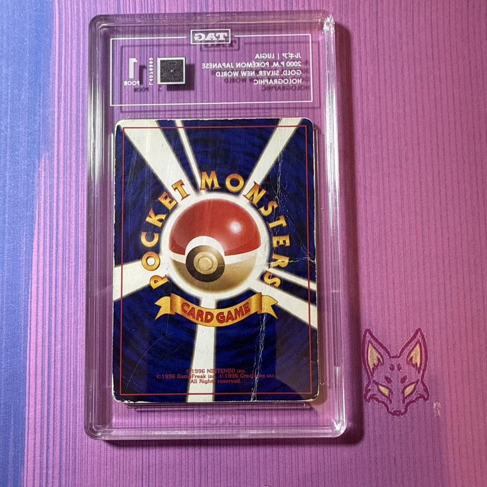 Neo Genesis - TAG 1 - Lugia 9/111 - Gold Silver New World Japanese (US Seller) - Image 3 of 3