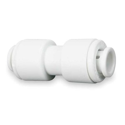 John Guest Ci0412w-Pk10 Push-Fit Adapter Fitting, 3/8 In Tube Size, Acetal,