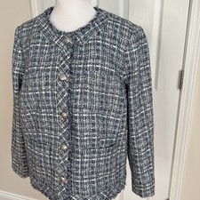 NWT. Talbots AMERICANA TWEED Blazer.