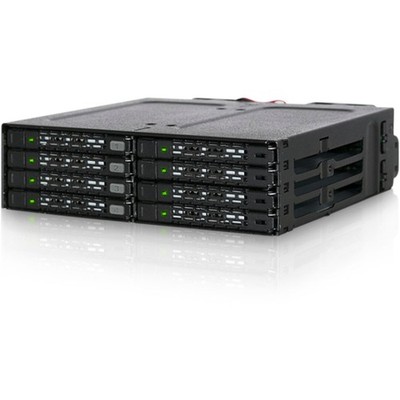 Icy Dock MB998IPB ToughArmor Drive Enclosure 8x 2.5'' SAS/SATA Black