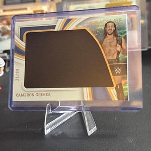 2023 Panini Immaculate Collection WWE Cameron Grimes Patch Card 21/99 #IM-CGR
