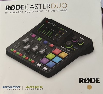 RODECaster DuoIntegrated Audio Production Studio Live-streaming 4 i Phone i Pad