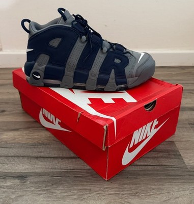 Nike Air More Utempo '96 Gr. 46 Cool Grey White Midnight Navy
