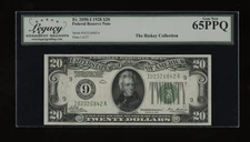 DBR 1928 $20 Minneapolis Numeral Gem Fr. 2050-I Legacy 65 PPQ Serial I02326842A