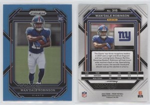 2022 Panini Prizm Rookies Light Blue Prizm Wan'Dale Robinson #315 Rookie RC