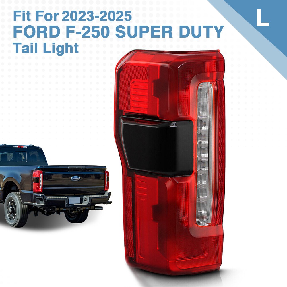 Halogen Tail Light For 2023-2025 Ford F-250 Super Duty w/ Blind Spot Driver Side
