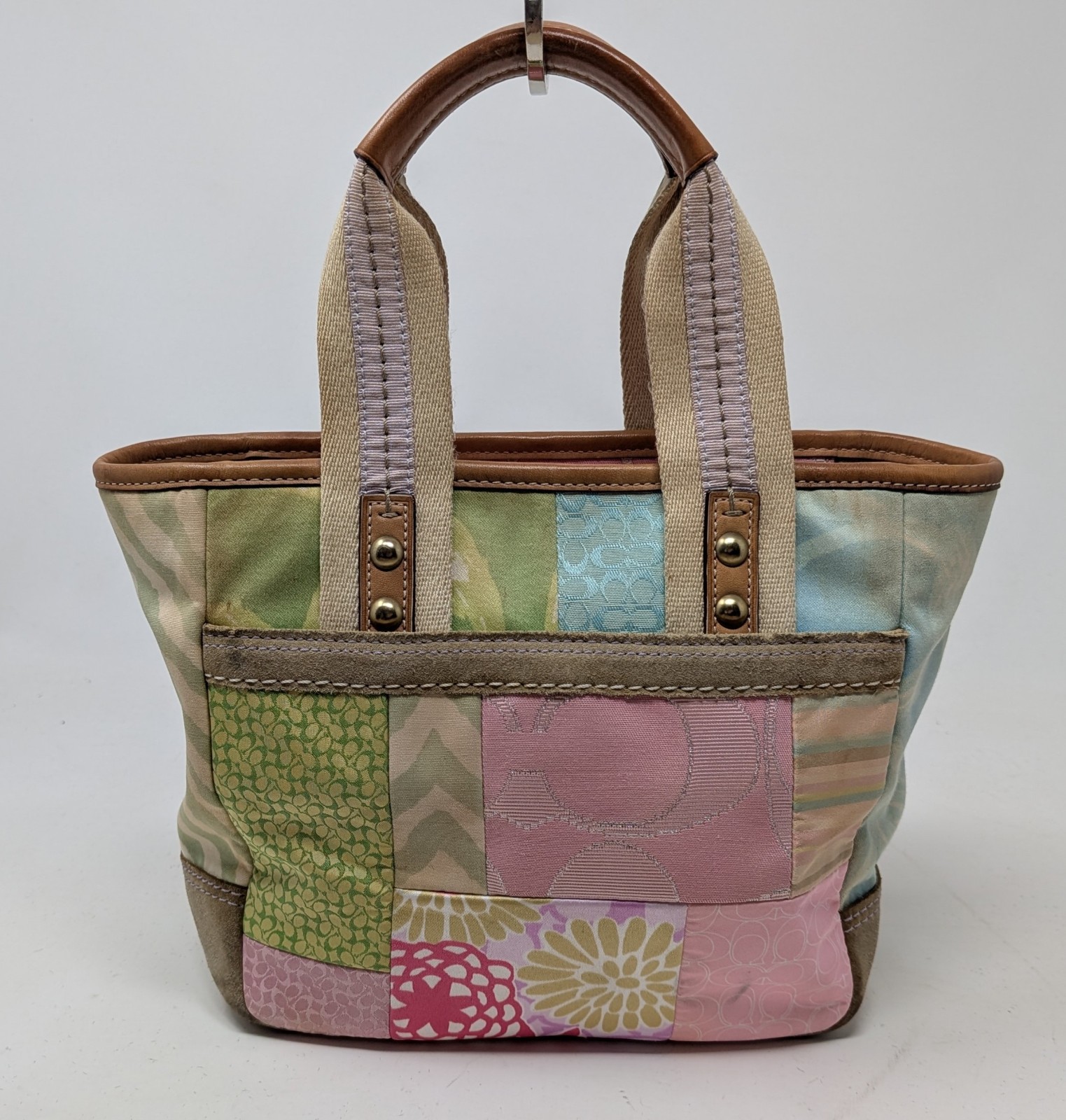 Coach 1481 Hampton Spring Pastel Patchwork Small … - image 2